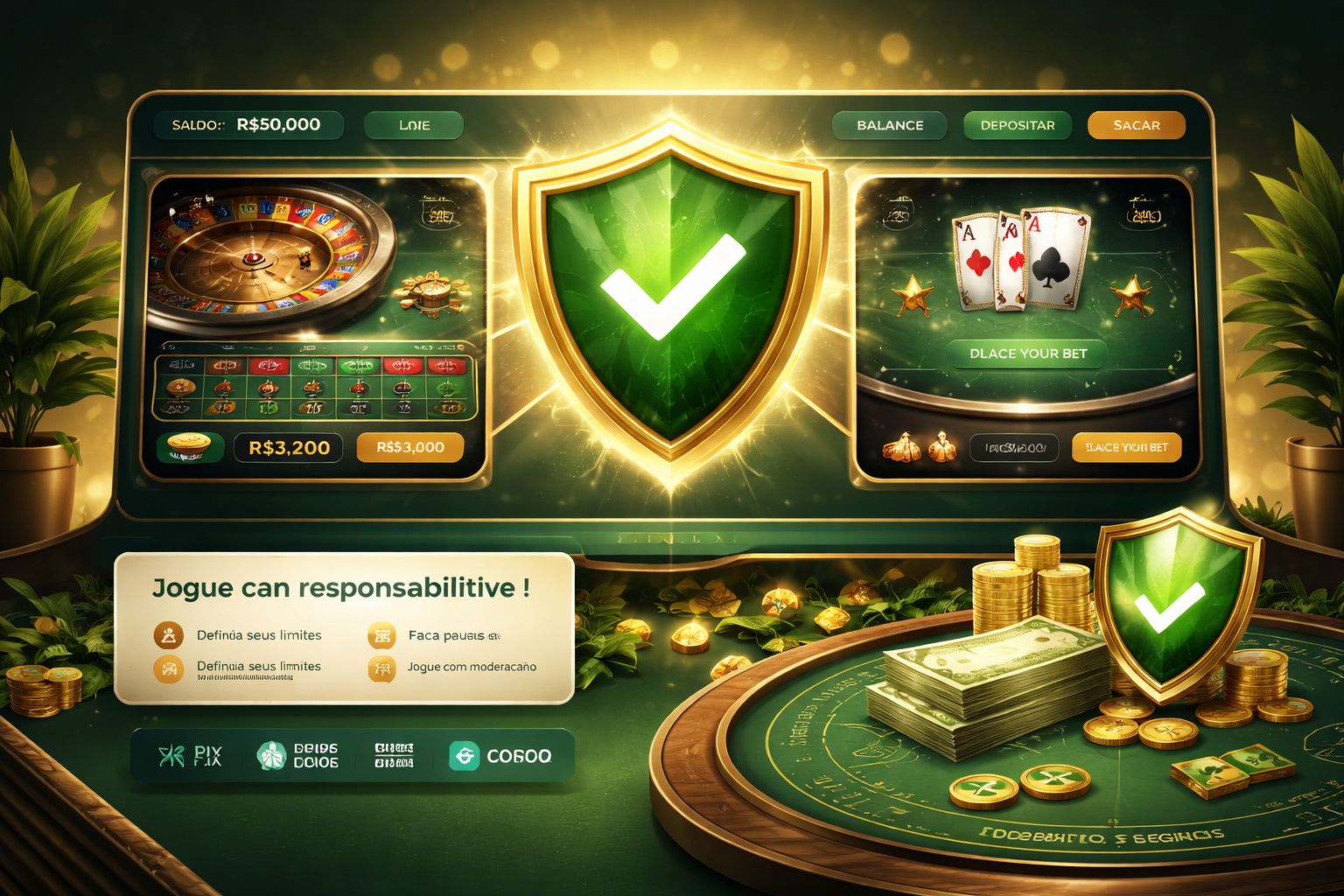 Segurança em cassino online e orientação de jogo responsável para usuários brasileiros